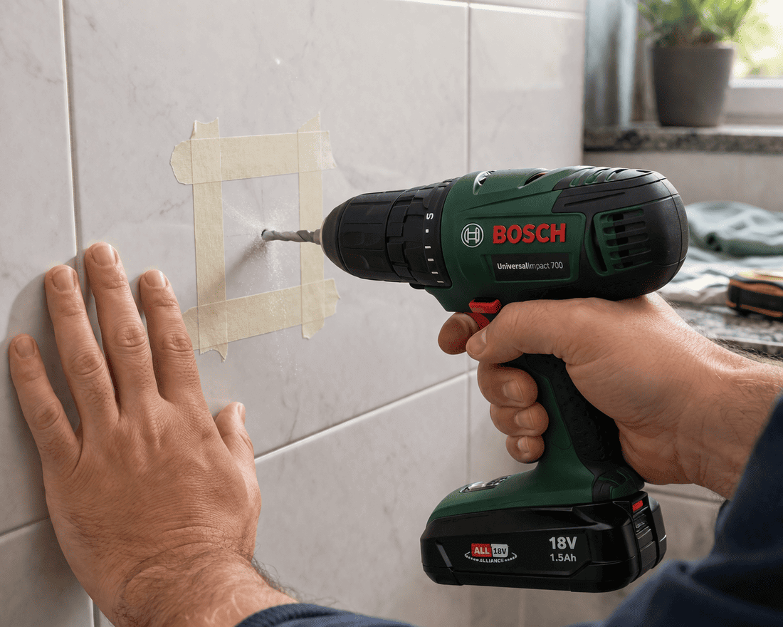 Como furar azulejo sem partir