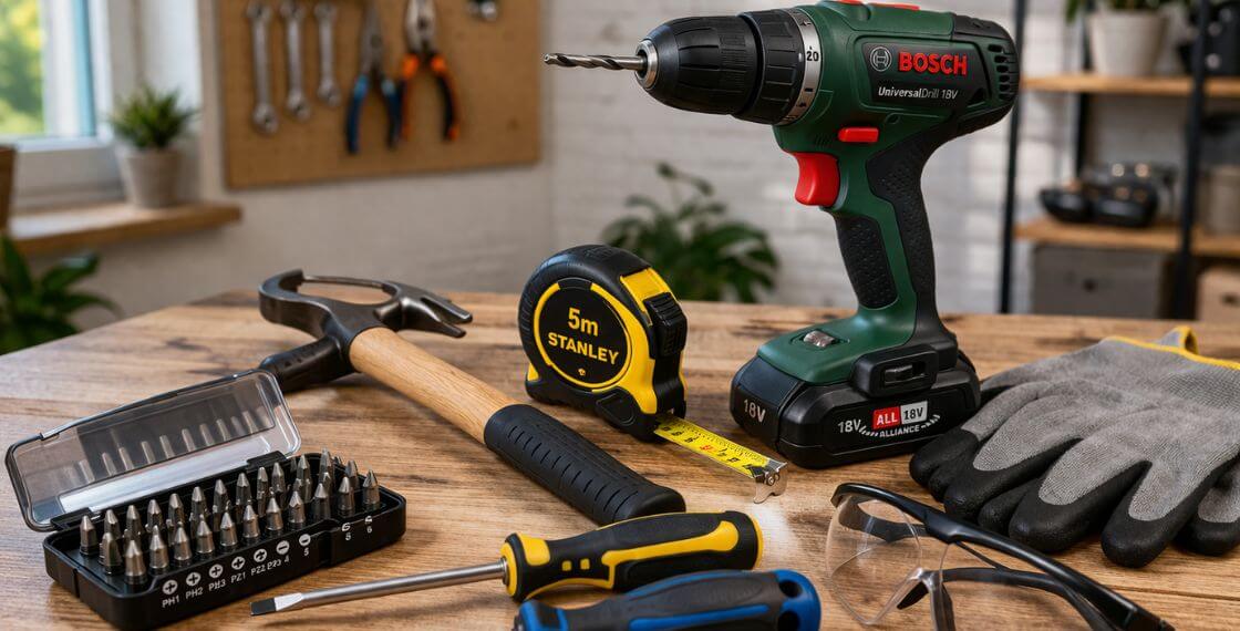 Ferramentas essenciais para casa: o que comprar primeiro (lista prática para iniciantes)